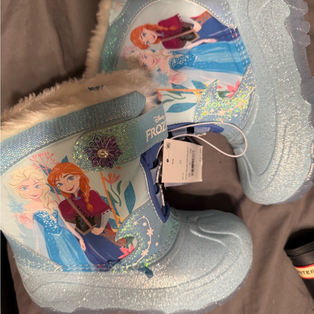 Disney Frozen Light Blue Snow Boots